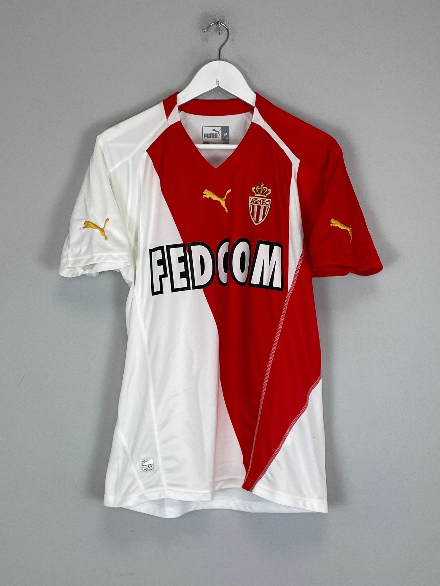 Shop 2004/05 MONACO HOME SHIRT (M) PUMA, classic football shirts, vintage football shirts & retro soccer jerseys at Cult Kits