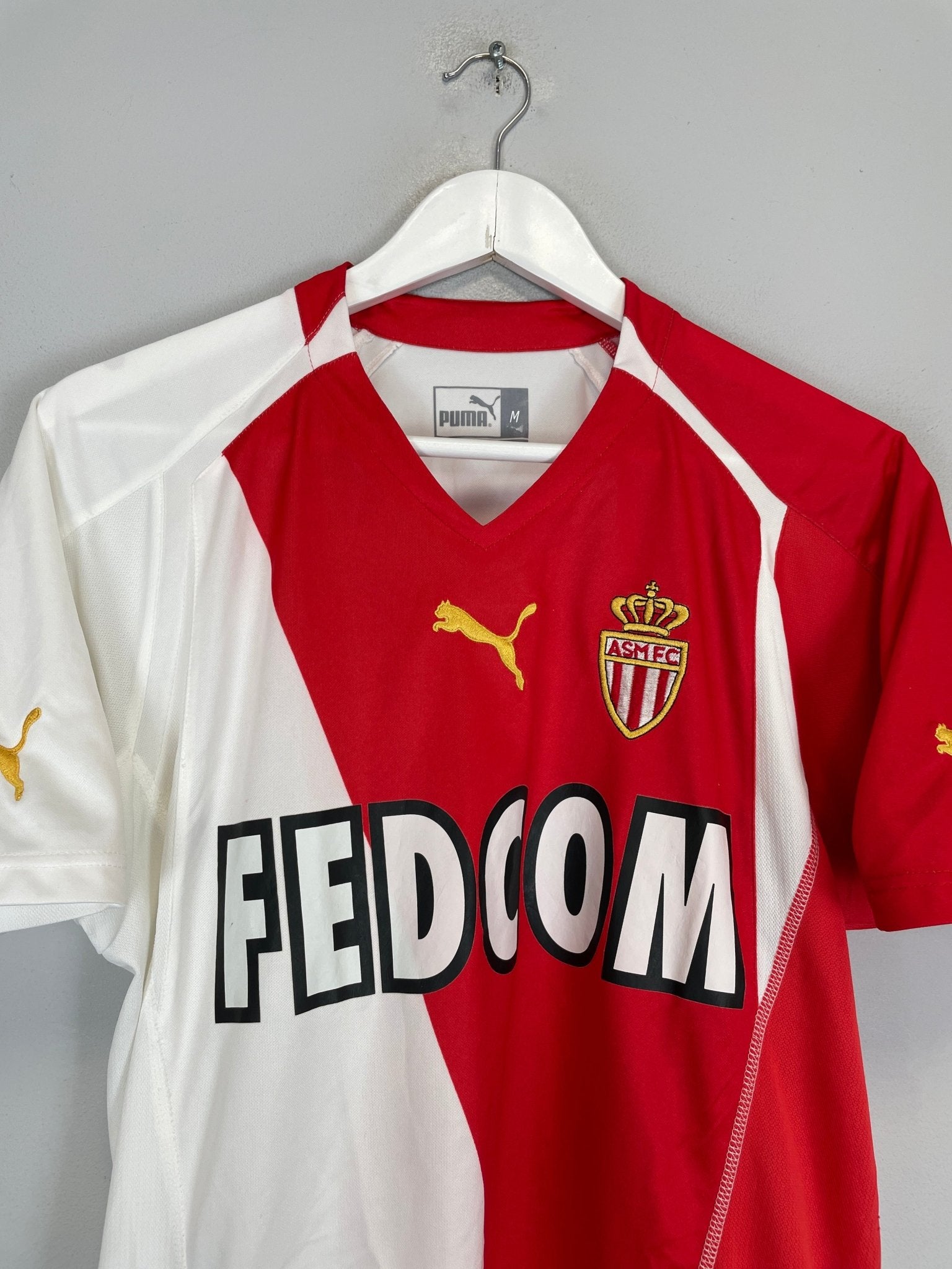 Shop 2004/05 MONACO HOME SHIRT (M) PUMA, classic football shirts, vintage football shirts & retro soccer jerseys at Cult Kits