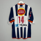 Shop 2004/05 MONTERREY #14 HOME SHIRT (L) ATLETICA, classic football shirts, vintage football shirts & retro soccer jerseys at Cult Kits