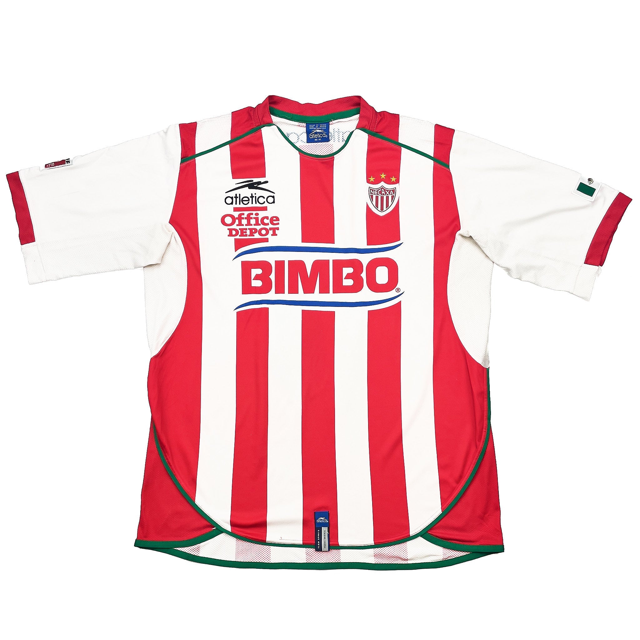 Buy 2004/05 Necaxa A.Moreno 10 Home Shirt (XL) Atletica ~ Free worldwide shipping available ~ Authentic Vintage Football Shirts from Cult Kits