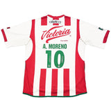 Buy 2004/05 Necaxa A.Moreno 10 Home Shirt (XL) Atletica ~ Free worldwide shipping available ~ Authentic Vintage Football Shirts from Cult Kits