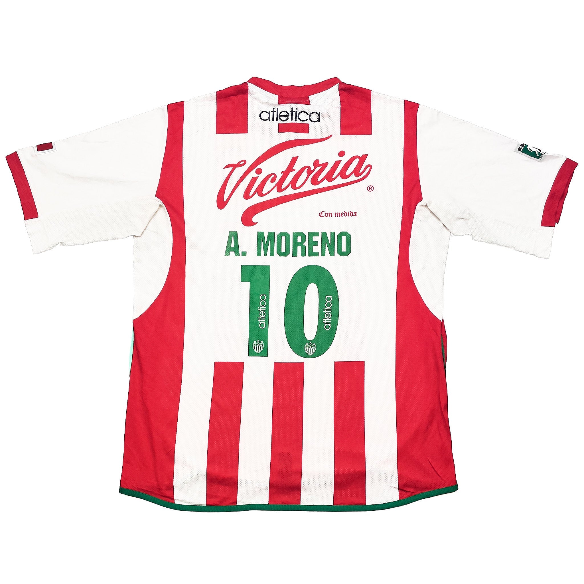 Buy 2004/05 Necaxa A.Moreno 10 Home Shirt (XL) Atletica ~ Free worldwide shipping available ~ Authentic Vintage Football Shirts from Cult Kits