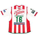 Buy 2004/05 Necaxa C.Gonzalez 16 Home Shirt (L) Atletica ~ Free worldwide shipping available ~ Authentic Vintage Football Shirts from Cult Kits