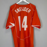 2004/05 NETHERLANDS SNEIJDER 14 HOME SHIRT (XL) NIKE - Cult Kits - XL - Buy Vintage Football Shirts, Authentic Retro Football Shirts For Sale, Classic Football Shirts & Soccer Jersey