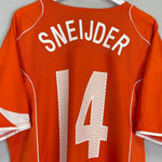 2004/05 NETHERLANDS SNEIJDER 14 HOME SHIRT (XL) NIKE - Cult Kits - XL - Buy Vintage Football Shirts, Authentic Retro Football Shirts For Sale, Classic Football Shirts & Soccer Jersey