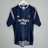Shop 2004/05 NEWCASTLE UNITED KLUIVERT #11 AWAY SHIRT (M) ADIDAS, classic football shirts, vintage football shirts & retro soccer jerseys at Cult Kits