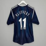 Shop 2004/05 NEWCASTLE UNITED KLUIVERT #11 AWAY SHIRT (M) ADIDAS, classic football shirts, vintage football shirts & retro soccer jerseys at Cult Kits