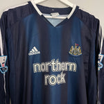 Shop 2004/05 NEWCASTLE UNITED OWEN #10 L/S AWAY SHIRT (XXL) ADIDAS, classic football shirts, vintage football shirts & retro soccer jerseys at Cult Kits
