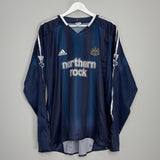 Shop 2004/05 NEWCASTLE UNITED OWEN #10 L/S AWAY SHIRT (XXL) ADIDAS, classic football shirts, vintage football shirts & retro soccer jerseys at Cult Kits