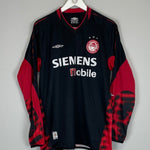 Shop 2004/05 OLYMPIAKOS *BNWT* GK SHIRT (M) UMBRO, classic football shirts, vintage football shirts & retro soccer jerseys at Cult Kits