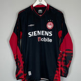 Shop 2004/05 OLYMPIAKOS *BNWT* GK SHIRT (M) UMBRO, classic football shirts, vintage football shirts & retro soccer jerseys at Cult Kits