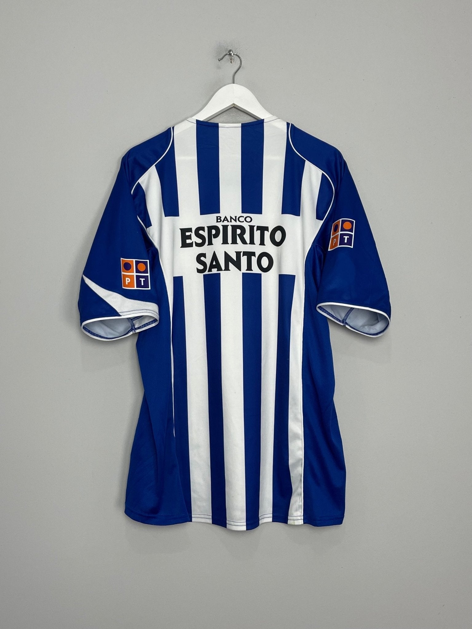Shop 2004/05 PORTO HOME SHIRT (XL) NIKE, classic football shirts, vintage football shirts & retro soccer jerseys at Cult Kits