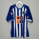 Shop 2004/05 PORTO HOME SHIRT (XL) NIKE, classic football shirts, vintage football shirts & retro soccer jerseys at Cult Kits