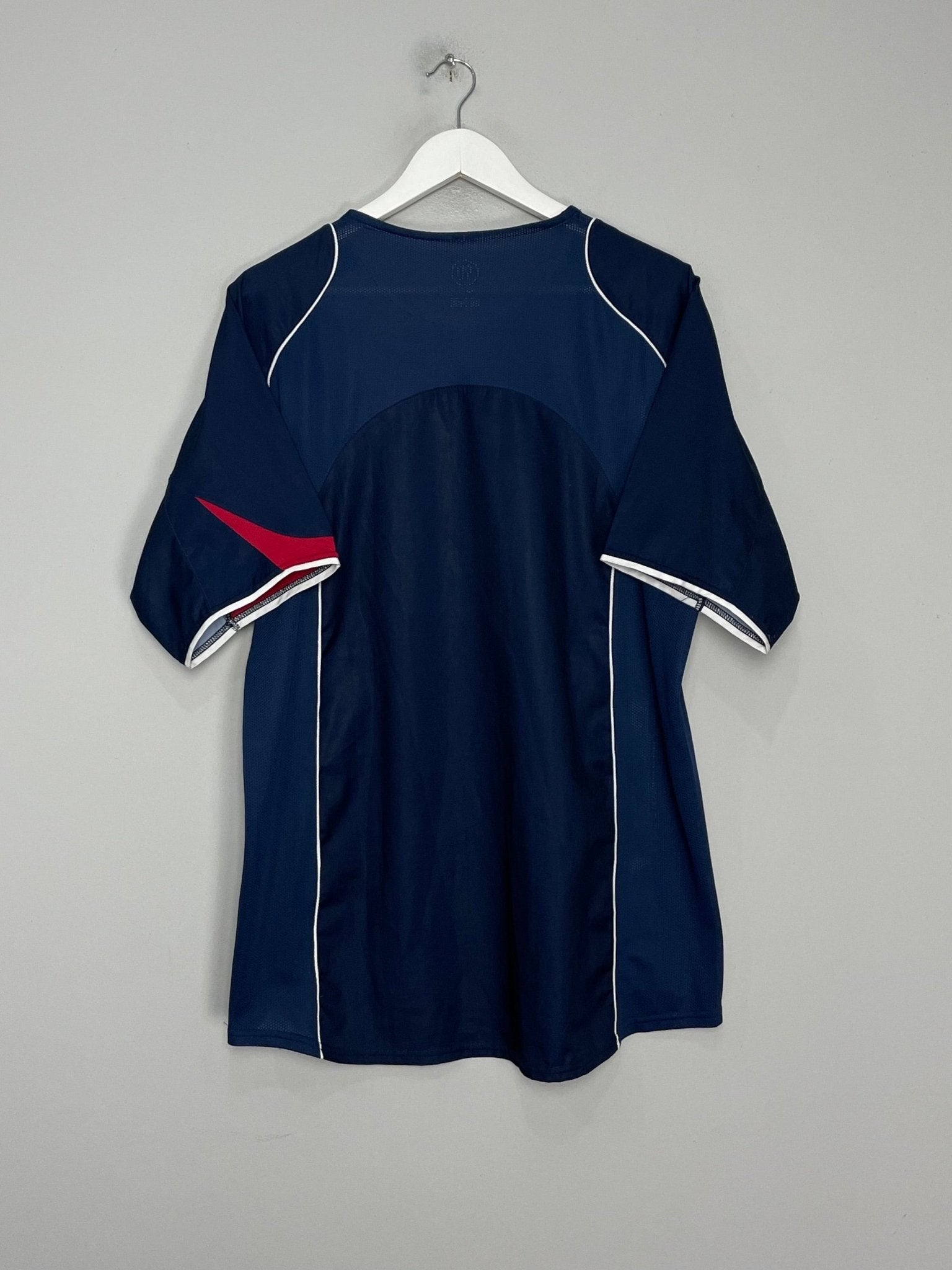 Shop 2004/05 PSG HOME SHIRT (L) NIKE, classic football shirts, vintage football shirts & retro soccer jerseys at Cult Kits