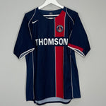 Shop 2004/05 PSG HOME SHIRT (L) NIKE, classic football shirts, vintage football shirts & retro soccer jerseys at Cult Kits