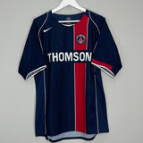 Shop 2004/05 PSG HOME SHIRT (L) NIKE, classic football shirts, vintage football shirts & retro soccer jerseys at Cult Kits