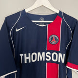 Shop 2004/05 PSG HOME SHIRT (L) NIKE, classic football shirts, vintage football shirts & retro soccer jerseys at Cult Kits