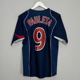 Shop 2004/05 PSG PAULETA #9 HOME SHIRT (S) NIKE, classic football shirts, vintage football shirts & retro soccer jerseys at Cult Kits