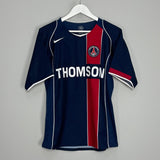 Shop 2004/05 PSG PAULETA #9 HOME SHIRT (S) NIKE, classic football shirts, vintage football shirts & retro soccer jerseys at Cult Kits