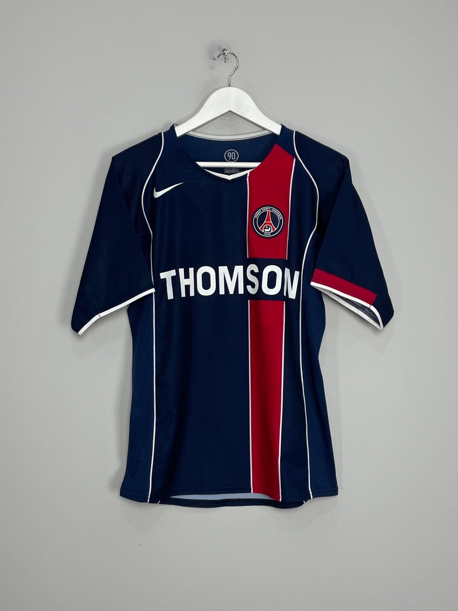 Shop 2004/05 PSG PAULETA #9 HOME SHIRT (S) NIKE, classic football shirts, vintage football shirts & retro soccer jerseys at Cult Kits