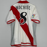 Shop 2004/05 RAYO VALLECANO MICHEL #8 HOME SHIRT (XL) JOMA, classic football shirts, vintage football shirts & retro soccer jerseys at Cult Kits