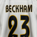 Shop 2004/05 REAL MADIRD BECKHAM #23 *PLAYER ISSUE* HOME SHIRT (M) ADIDAS, classic football shirts, vintage football shirts & retro soccer jerseys at Cult Kits