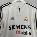 Shop 2004/05 REAL MADIRD BECKHAM #23 *PLAYER ISSUE* HOME SHIRT (M) ADIDAS, classic football shirts, vintage football shirts & retro soccer jerseys at Cult Kits