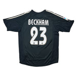 Buy 2004/05 Real Madrid Beckham 23 Away Shirt (M) Adidas ~ Free worldwide shipping available ~ Authentic Vintage Football Shirts from Cult Kits