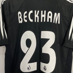 Shop 2004/05 REAL MADRID BECKHAM #23 AWAY SHIRT (M) ADIDAS, classic football shirts, vintage football shirts & retro soccer jerseys at Cult Kits