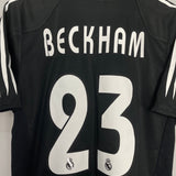 Shop 2004/05 REAL MADRID BECKHAM #23 AWAY SHIRT (M) ADIDAS, classic football shirts, vintage football shirts & retro soccer jerseys at Cult Kits