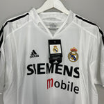 Shop 2004/05 REAL MADRID BECKHAM #23 *BNWT* HOME SHIRT (M) ADIDAS, classic football shirts, vintage football shirts & retro soccer jerseys at Cult Kits