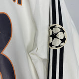 Shop 2004/05 REAL MADRID BECKHAM #23 C/L L/S HOME SHIRT (M) ADIDAS, classic football shirts, vintage football shirts & retro soccer jerseys at Cult Kits