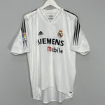 Shop 2004/05 REAL MADRID BECKHAM #23 HOME SHIRT (L) ADIDAS, classic football shirts, vintage football shirts & retro soccer jerseys at Cult Kits