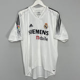 Shop 2004/05 REAL MADRID BECKHAM #23 HOME SHIRT (L) ADIDAS, classic football shirts, vintage football shirts & retro soccer jerseys at Cult Kits