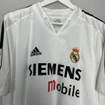 Shop 2004/05 REAL MADRID BECKHAM #23 HOME SHIRT (L) ADIDAS, classic football shirts, vintage football shirts & retro soccer jerseys at Cult Kits