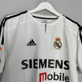 Shop 2004/05 REAL MADRID BECKHAM #23 HOME SHIRT (S) ADIDAS, classic football shirts, vintage football shirts & retro soccer jerseys at Cult Kits
