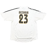 Buy 2004/05 REAL MADRID BECKHAM 23 HOME SHIRT (XL) ADIDAS ~ Free worldwide shipping available ~ Authentic Vintage Football Shirts from Cult Kits