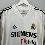 Shop 2004/05 REAL MADRID BECKHAM #23 L/S HOME SHIRT (L) ADIDAS, classic football shirts, vintage football shirts & retro soccer jerseys at Cult Kits
