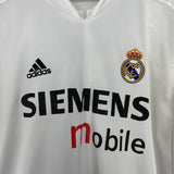 Shop 2004/05 REAL MADRID BECKHAM #23 L/S HOME SHIRT (L) ADIDAS, classic football shirts, vintage football shirts & retro soccer jerseys at Cult Kits