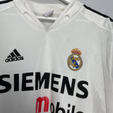 Shop 2004/05 REAL MADRID BECKHAM #23 L/S HOME SHIRT (M) ADIDAS, classic football shirts, vintage football shirts & retro soccer jerseys at Cult Kits