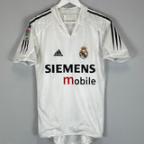 Shop 2004/05 REAL MADRID BECKHAM #23 *PLAYER ISSUE* HOME SHIRT (S) ADIDAS, classic football shirts, vintage football shirts & retro soccer jerseys at Cult Kits
