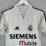 Shop 2004/05 REAL MADRID BECKHAM #23 *PLAYER ISSUE* HOME SHIRT (S) ADIDAS, classic football shirts, vintage football shirts & retro soccer jerseys at Cult Kits