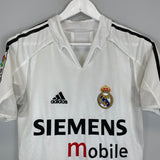 Shop 2004/05 REAL MADRID BECKHAM #23 *PLAYER ISSUE* HOME SHIRT (S) ADIDAS, classic football shirts, vintage football shirts & retro soccer jerseys at Cult Kits