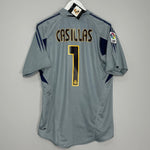 Shop 2004/05 REAL MADRID CASILLAS #1 *BNWT* GK SHIRT (M) ADIDAS, classic football shirts, vintage football shirts & retro soccer jerseys at Cult Kits