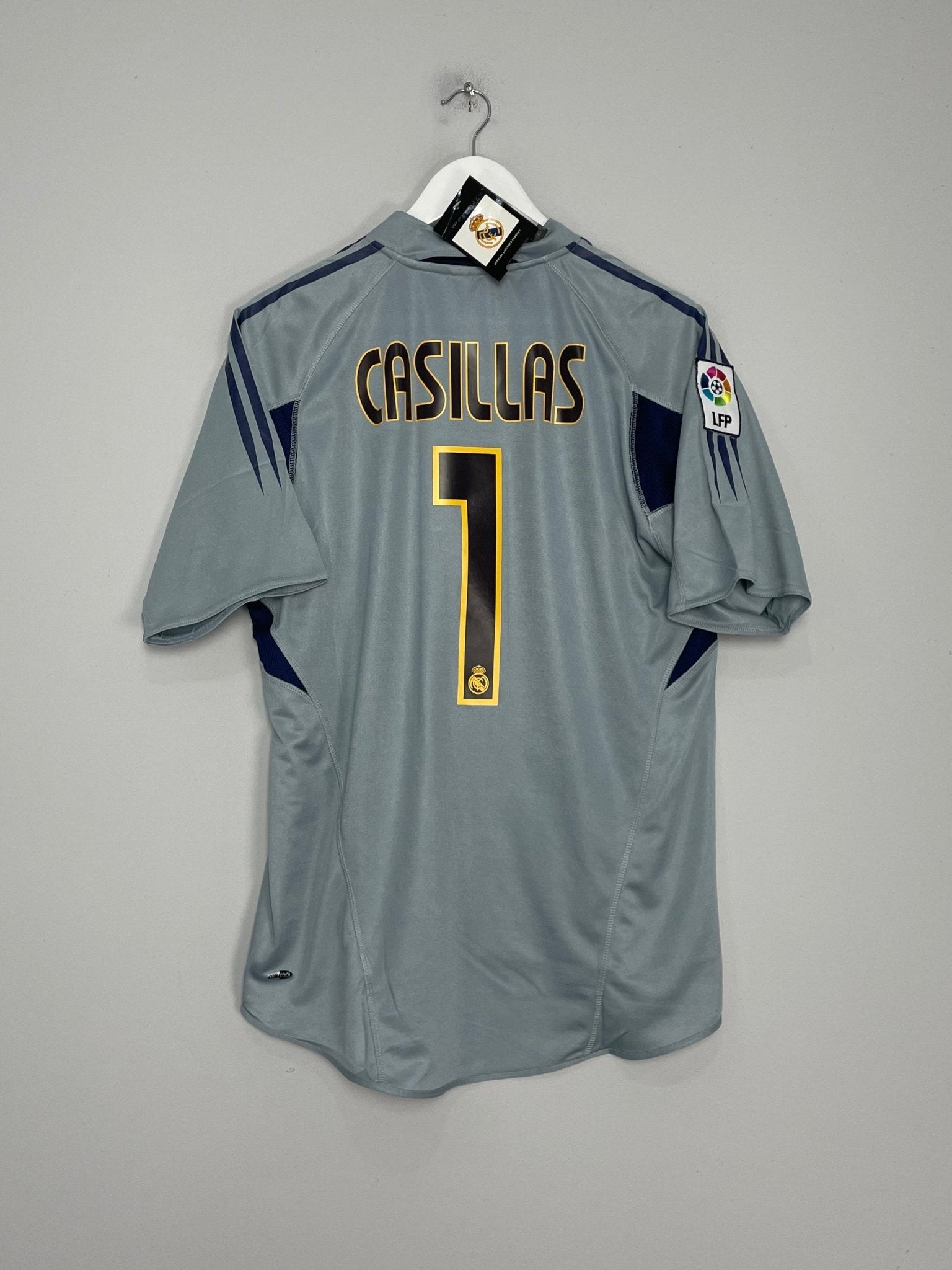 Shop 2004/05 REAL MADRID CASILLAS #1 *BNWT* GK SHIRT (M) ADIDAS, classic football shirts, vintage football shirts & retro soccer jerseys at Cult Kits