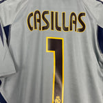 Shop 2004/05 REAL MADRID CASILLAS #1 *BNWT* GK SHIRT (M) ADIDAS, classic football shirts, vintage football shirts & retro soccer jerseys at Cult Kits