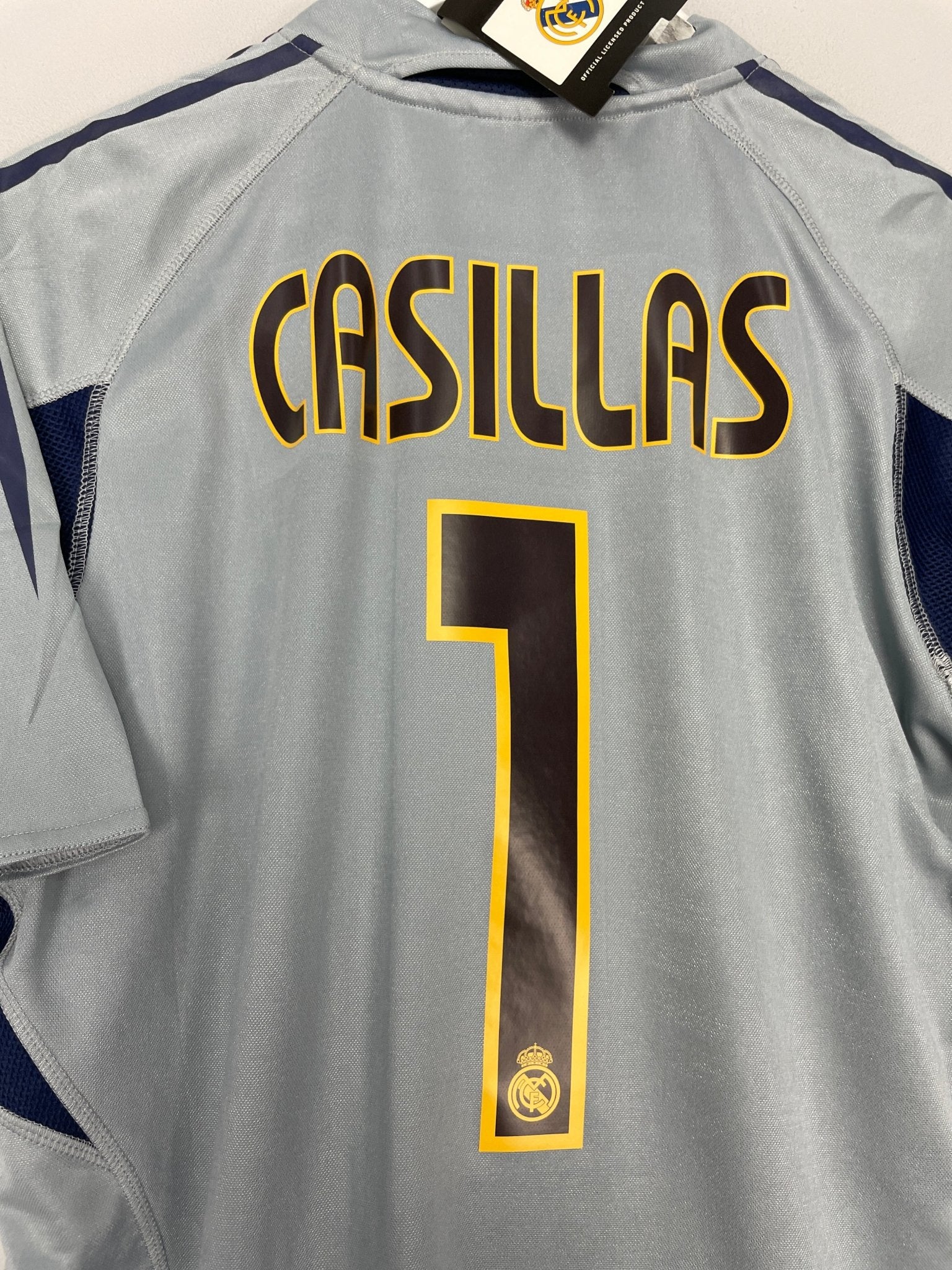 Shop 2004/05 REAL MADRID CASILLAS #1 *BNWT* GK SHIRT (M) ADIDAS, classic football shirts, vintage football shirts & retro soccer jerseys at Cult Kits