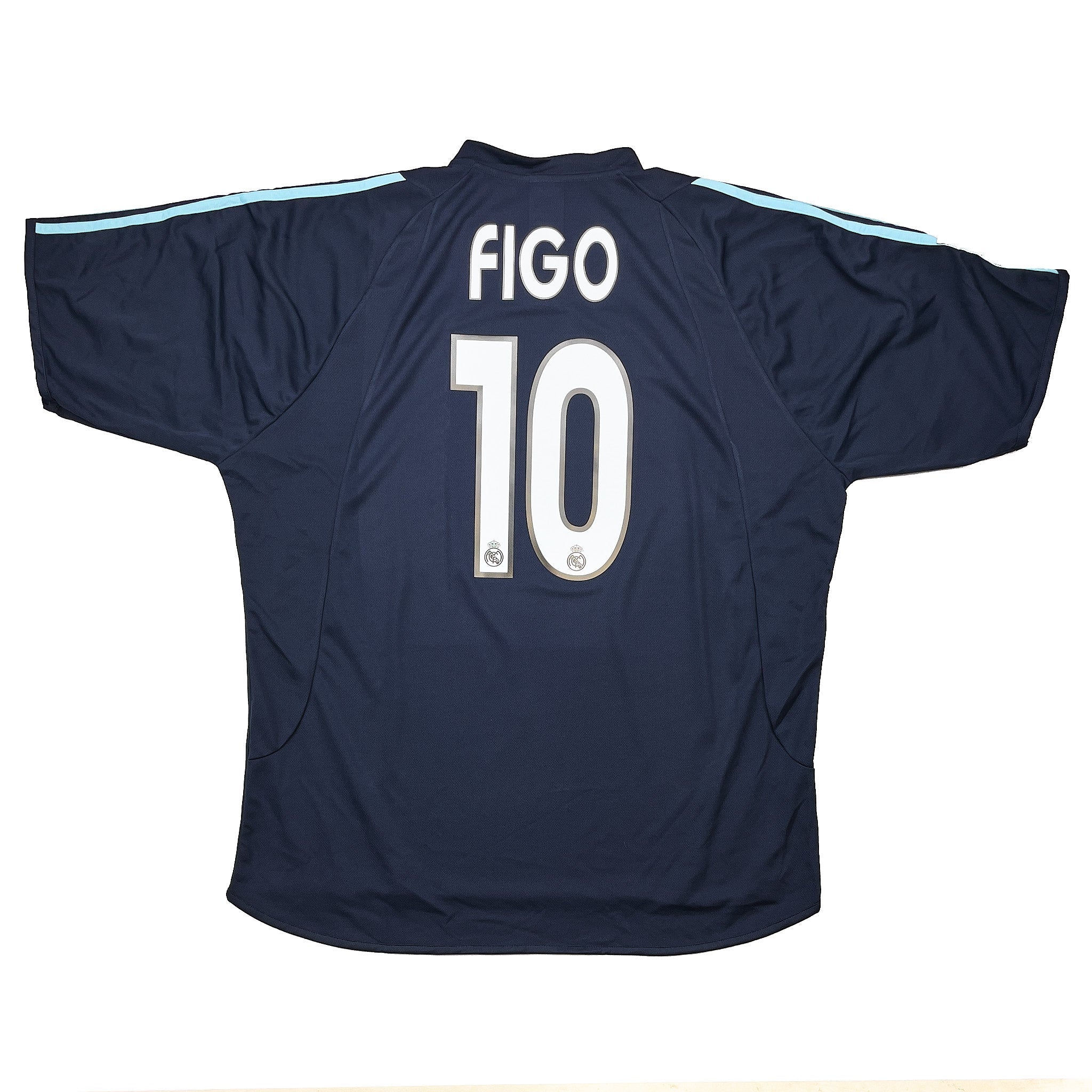 Buy 2004/05 Real Madrid Figo 10 Away Shirt (XL) Adidas ~ Free worldwide shipping ~ Authentic Vintage Football Shirts from Cult Kits