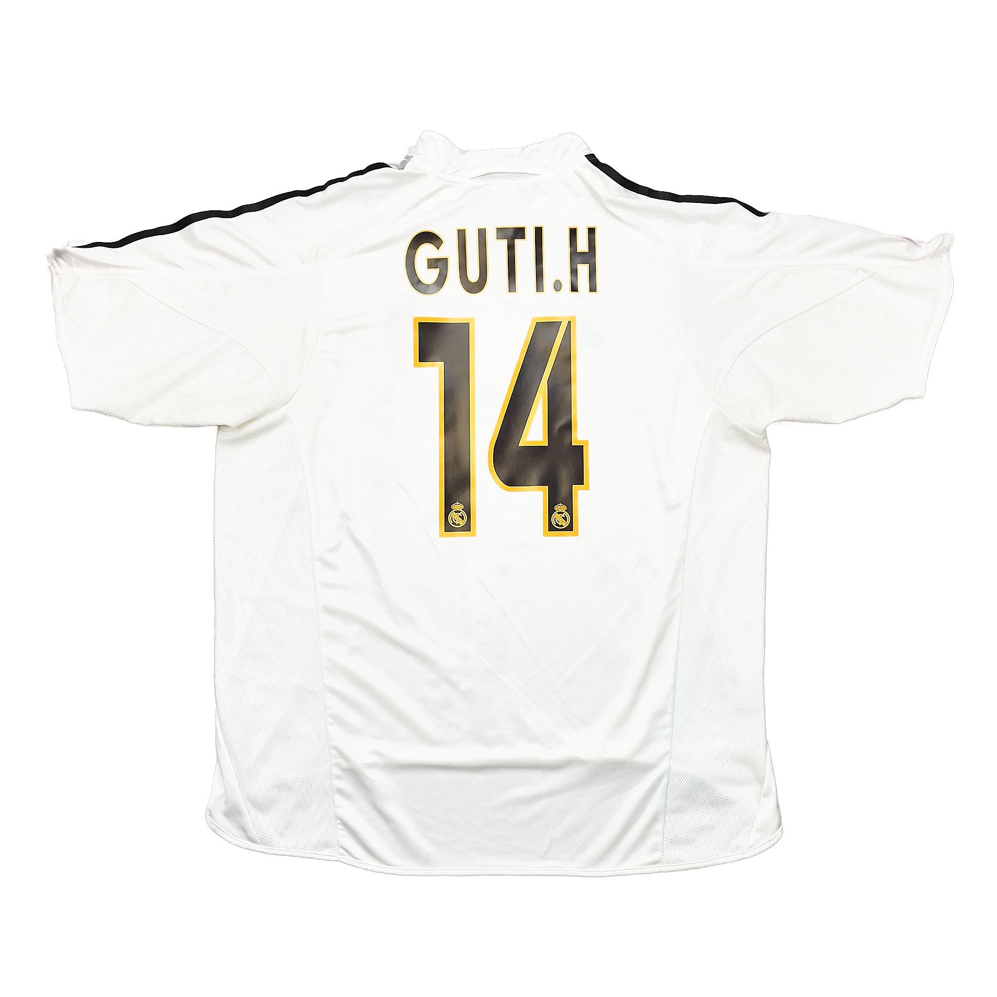 Buy 2004/05 REAL MADRID GUTI HAZ 14 HOME SHIRT (XL) ADIDAS ~ Free worldwide shipping available ~ Authentic Vintage Football Shirts from Cult Kits