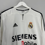 Shop 2004/05 REAL MADRID GUTI.H #14 L/S C/L HOME SHIRT (M) ADIDAS, classic football shirts, vintage football shirts & retro soccer jerseys at Cult Kits